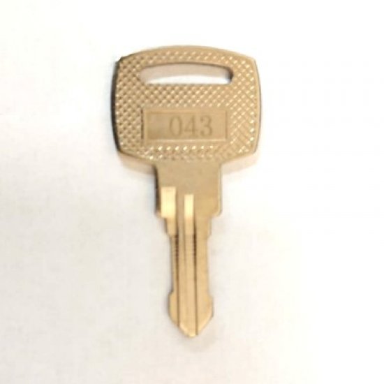 Sterling cash box and key Keys